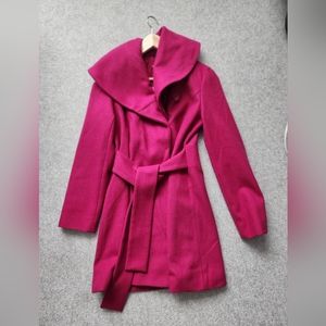 Hot pink coat